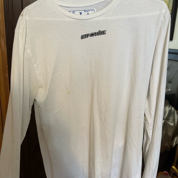 Off White Blue Logo tee - Picture 2 of 2